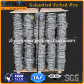 14 gauge cross type barbed mesh twisted galvanized barbed wire for philippines